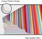 Mexican Rainbow Striped Round Tablecloth 60x60in – Colorful Fiesta Table Cover for Dining, Party & Banquet